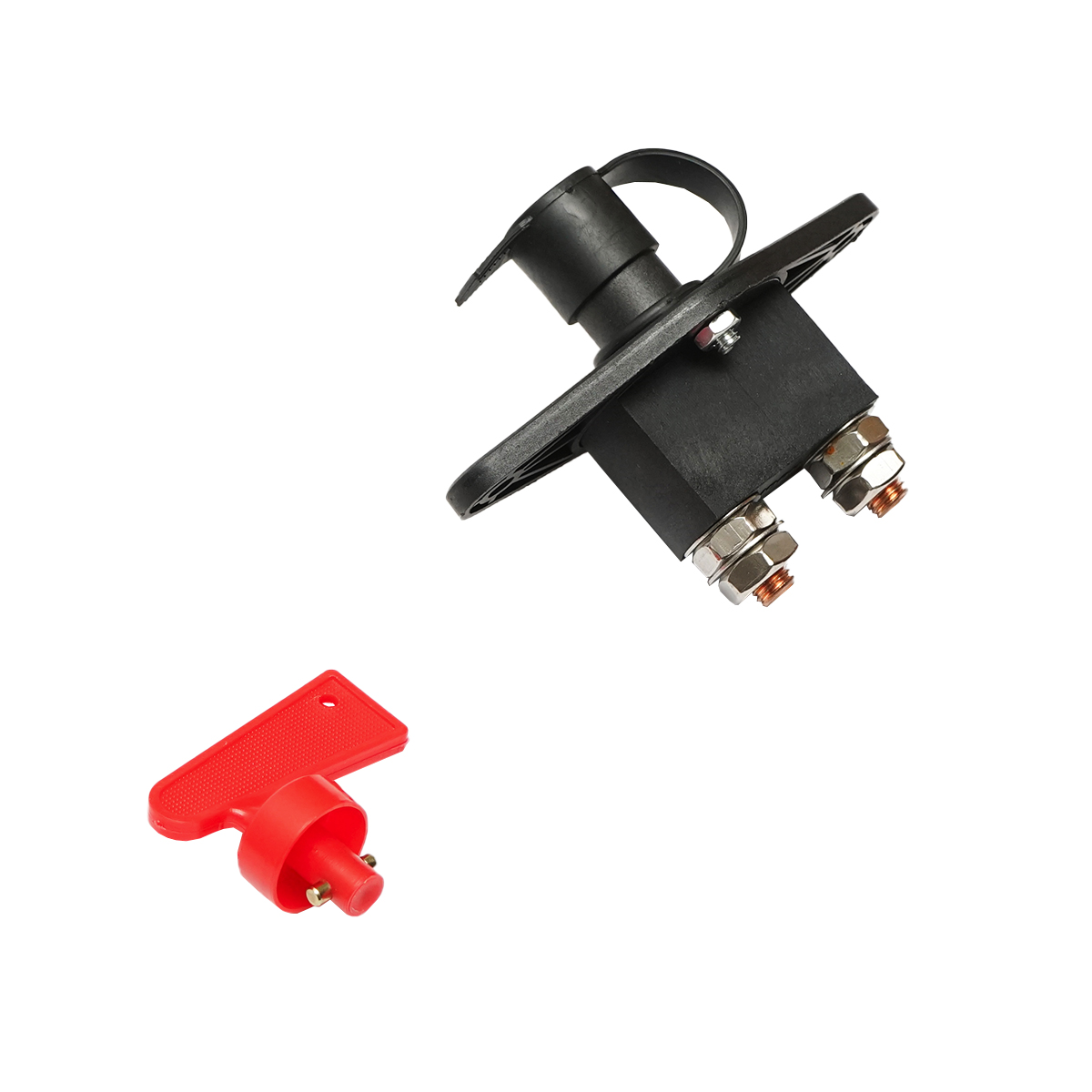 Contact general 12/24V conector cupru M10, cheie plastic cu protectie, distanta de prindere 100mm Breckner Germany – imagine 3