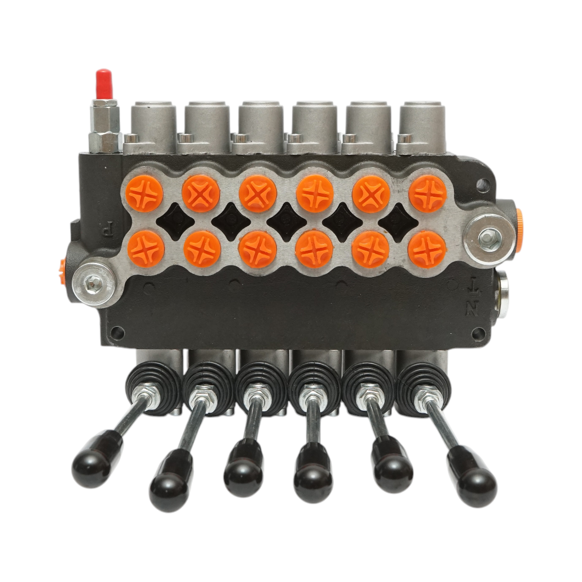 Distribuitor hidraulic cu 6 manete incluse debit 80L/min, 15 /+80 Breckner Germany – imagine 7