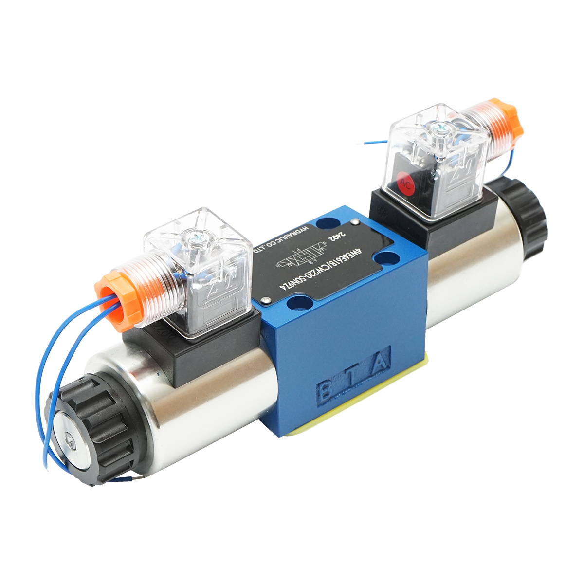 Electrovalva directionala AC220V pentru 6 cai control debit instalatii hidraulice HDQX2206E 4WE6E61B CW220-50N9Z4