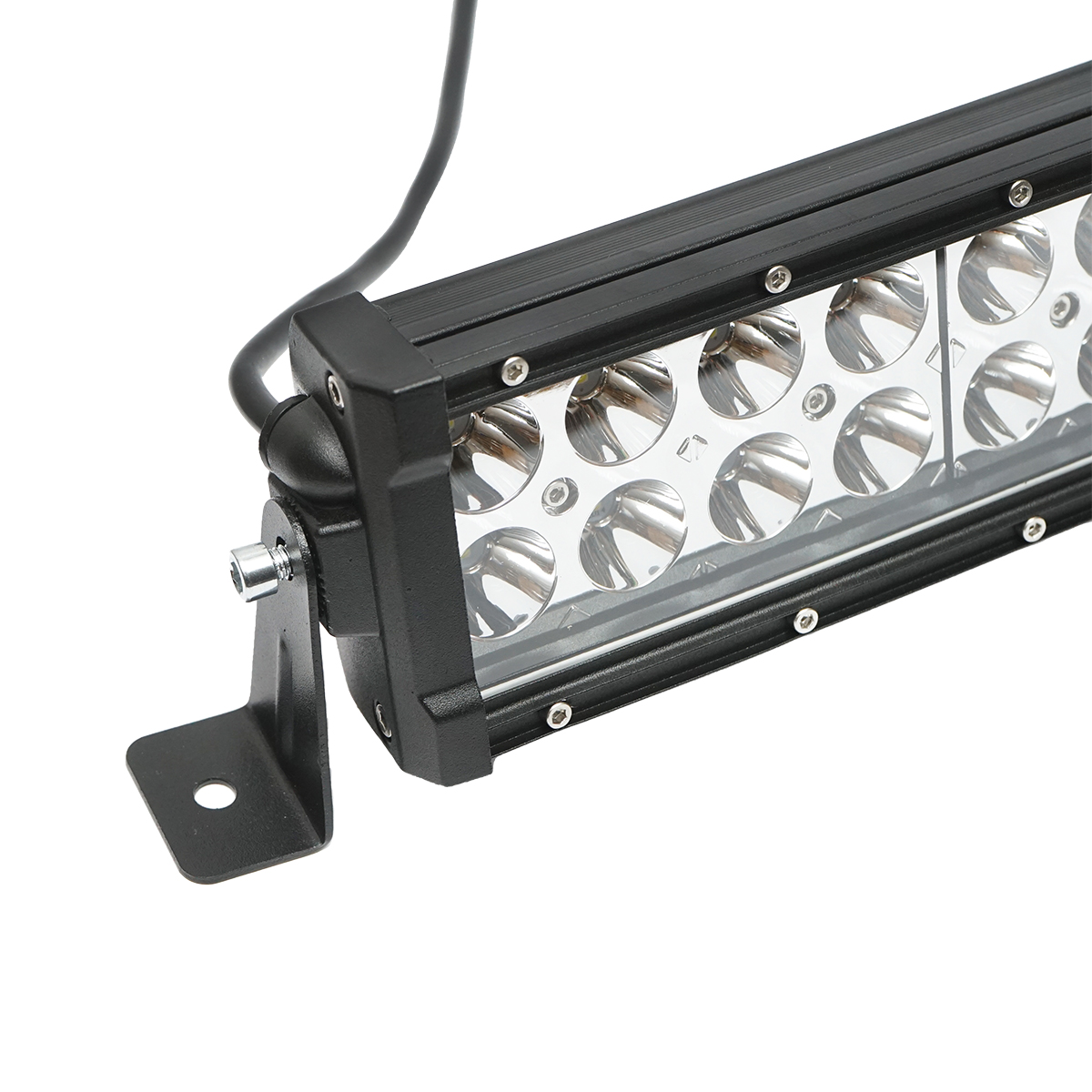 Lampa/proiector 288W curbata tip bara cu 96 LED-uri 9-60V 6000K 1250x65mm Breckner Germany – imagine 4