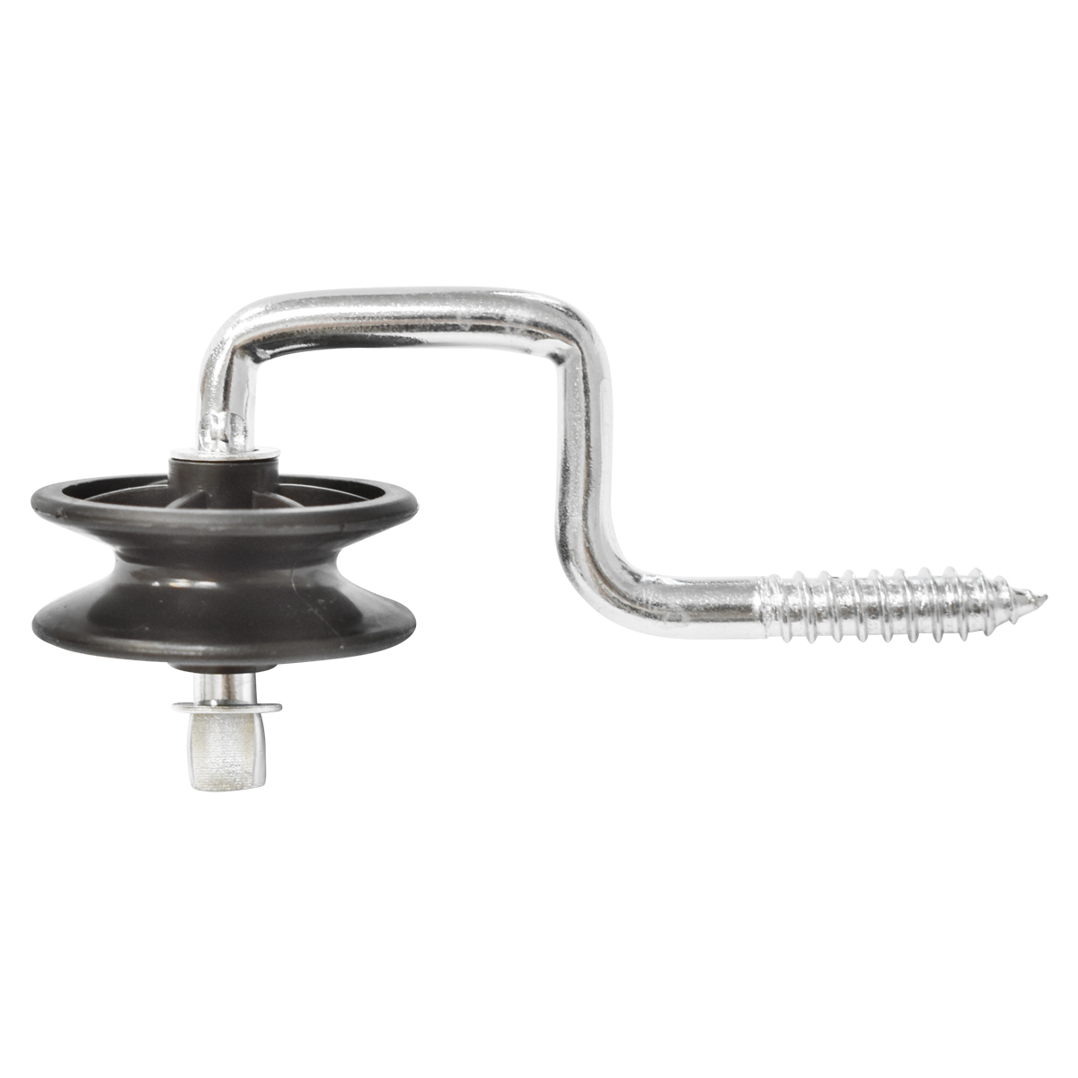 Izolator negru cu fanta fi 6.9mm 107x54mm gard electric Mezofarm