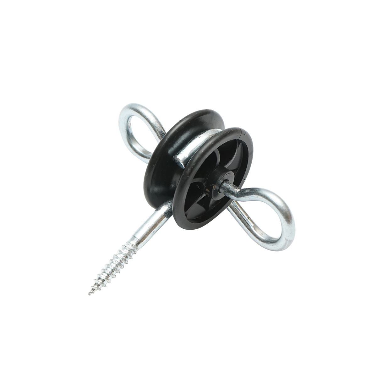 Izolator cu ancorare dubla fi 5.8mm 93x84mm gard electric Mezofarm
