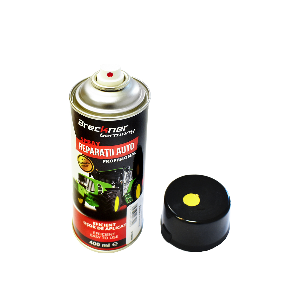 Spray vopsea galben pentru reparatii auto, tip New Holland Breckner Germany – imagine 2