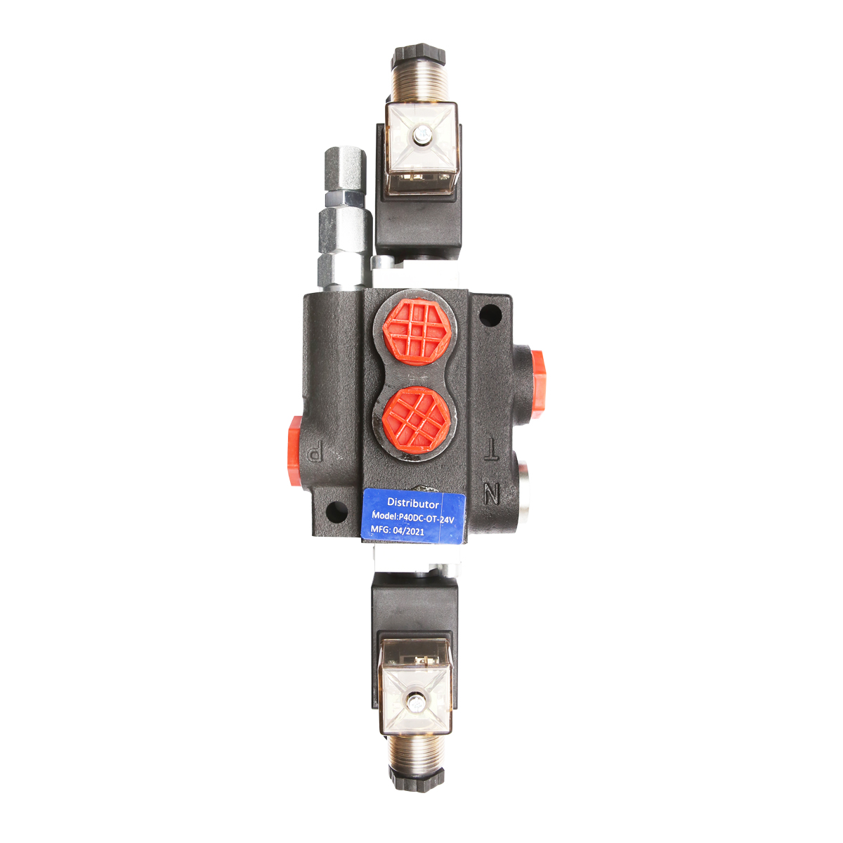 Distribuitor hidraulic P40 electromagnetic cu 1 cale, 24V Breckner Germany