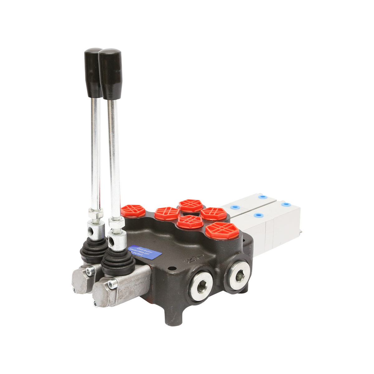 Distribuitor hidraulic P80 pneumatic cu 2 cai Breckner Germany – imagine 4