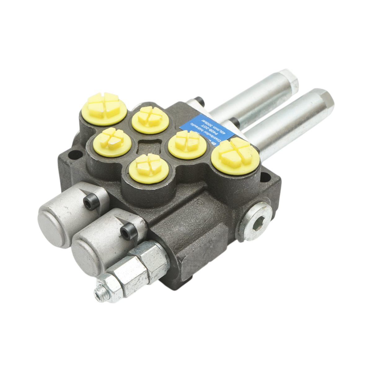 Distribuitor hidraulic 40L/min 300 bar P40 pentru cablu joystick cu 2 circuite Breckner Germany