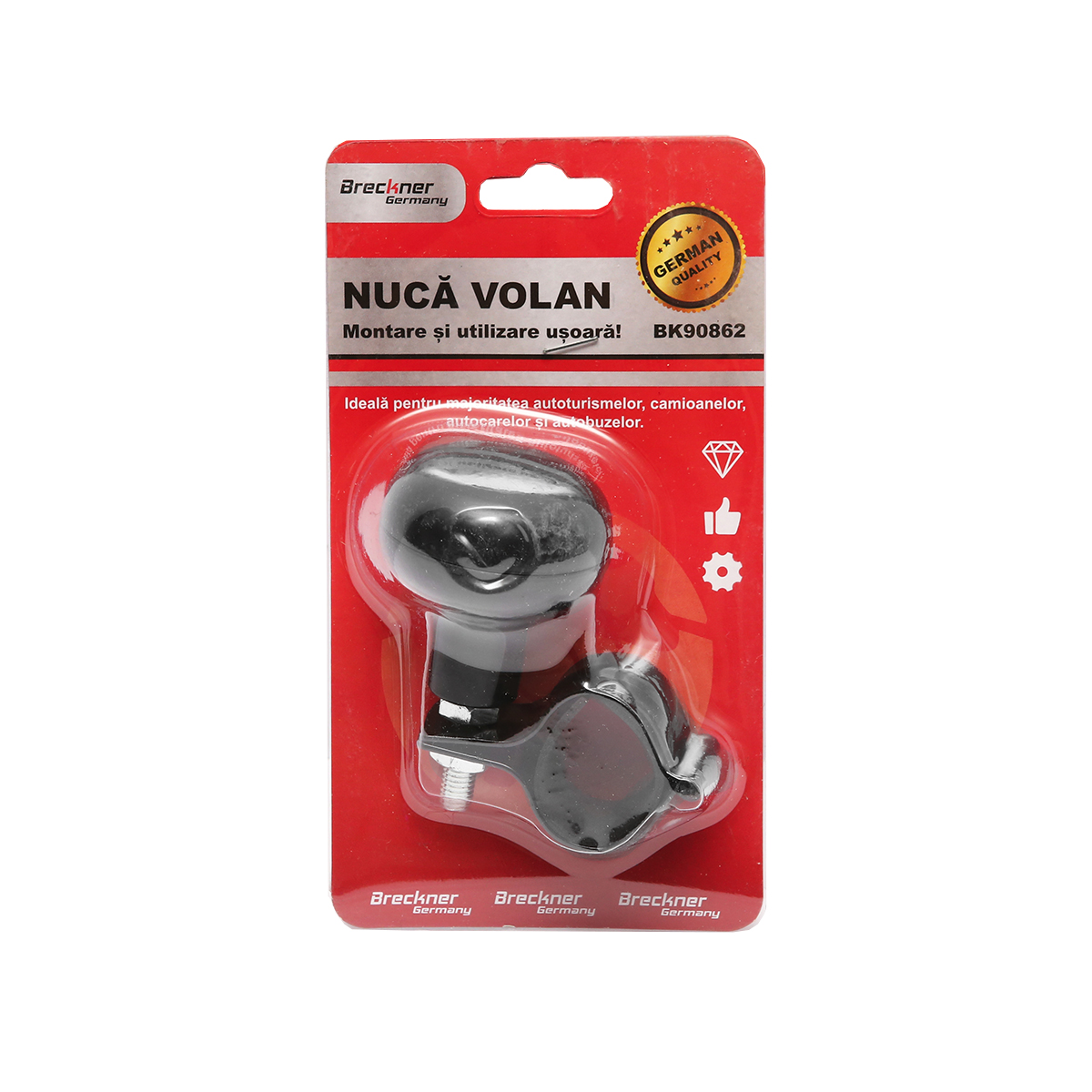 Nuca volan neagra universala Breckner Germany – imagine 3