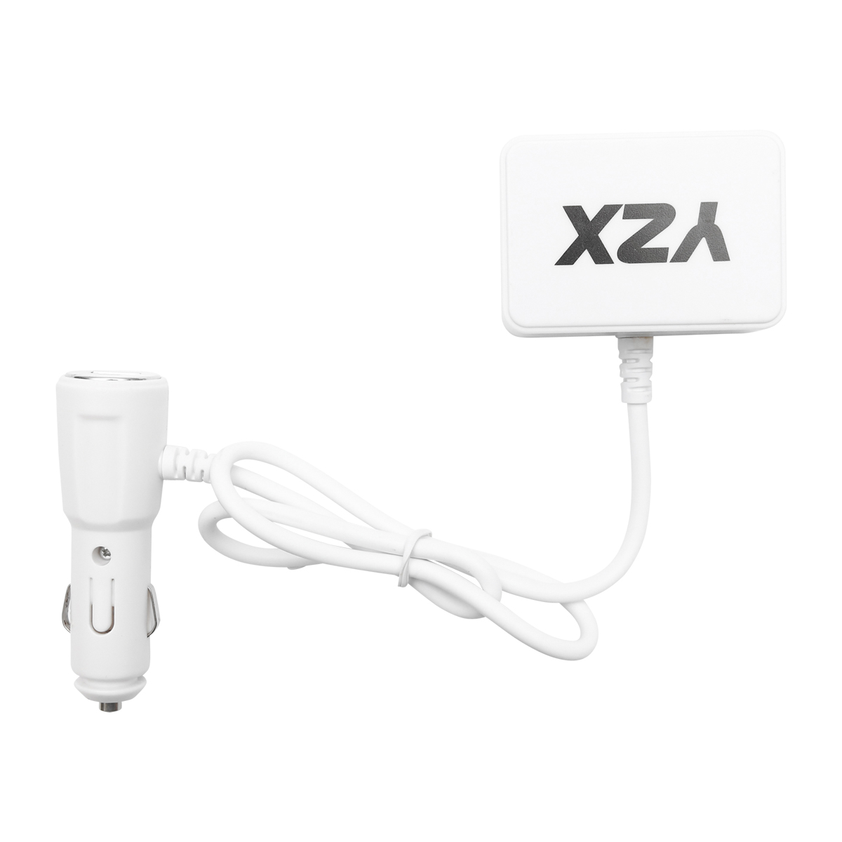 Adaptor bricheta auto dubla 12/24V si 1 port USB 5V 1000mA alb – imagine 3