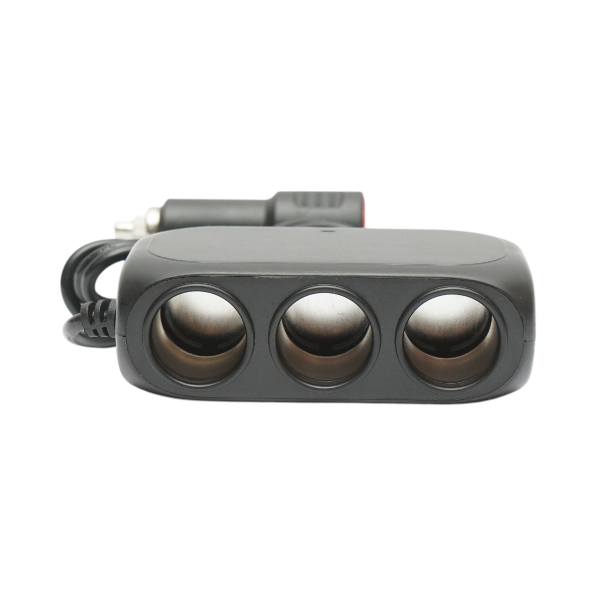Adaptor bricheta auto tripla 12/24V cu 2 porturi USB 5V/2100mA negru – imagine 2