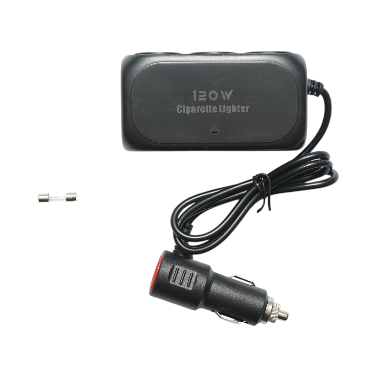 Adaptor bricheta auto tripla 12/24V cu 2 porturi USB 5V/2100mA negru – imagine 5