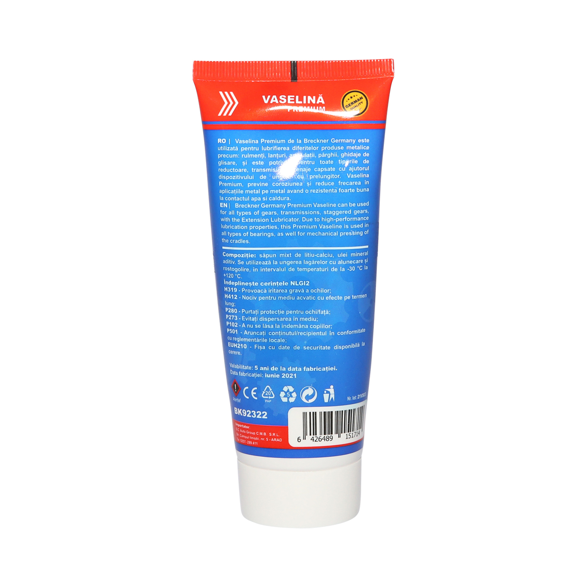 Tub vaselina premium universala 100g Breckner Germany – imagine 3