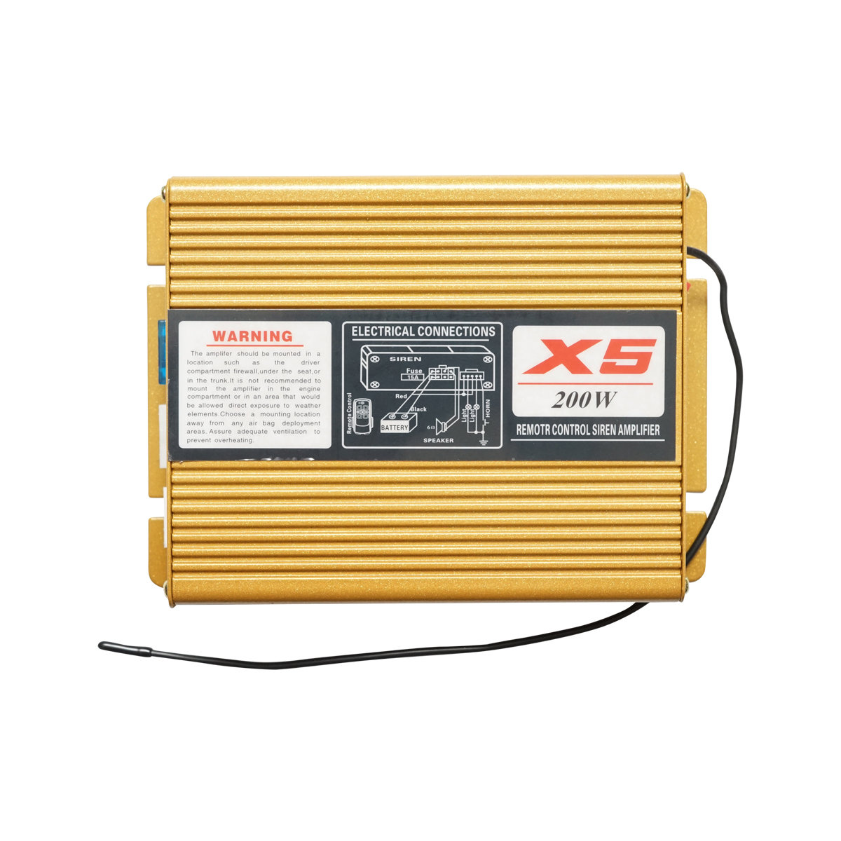 Sirena wireless cu difuzor si microfon 12V 200W Breckner Germany – imagine 2
