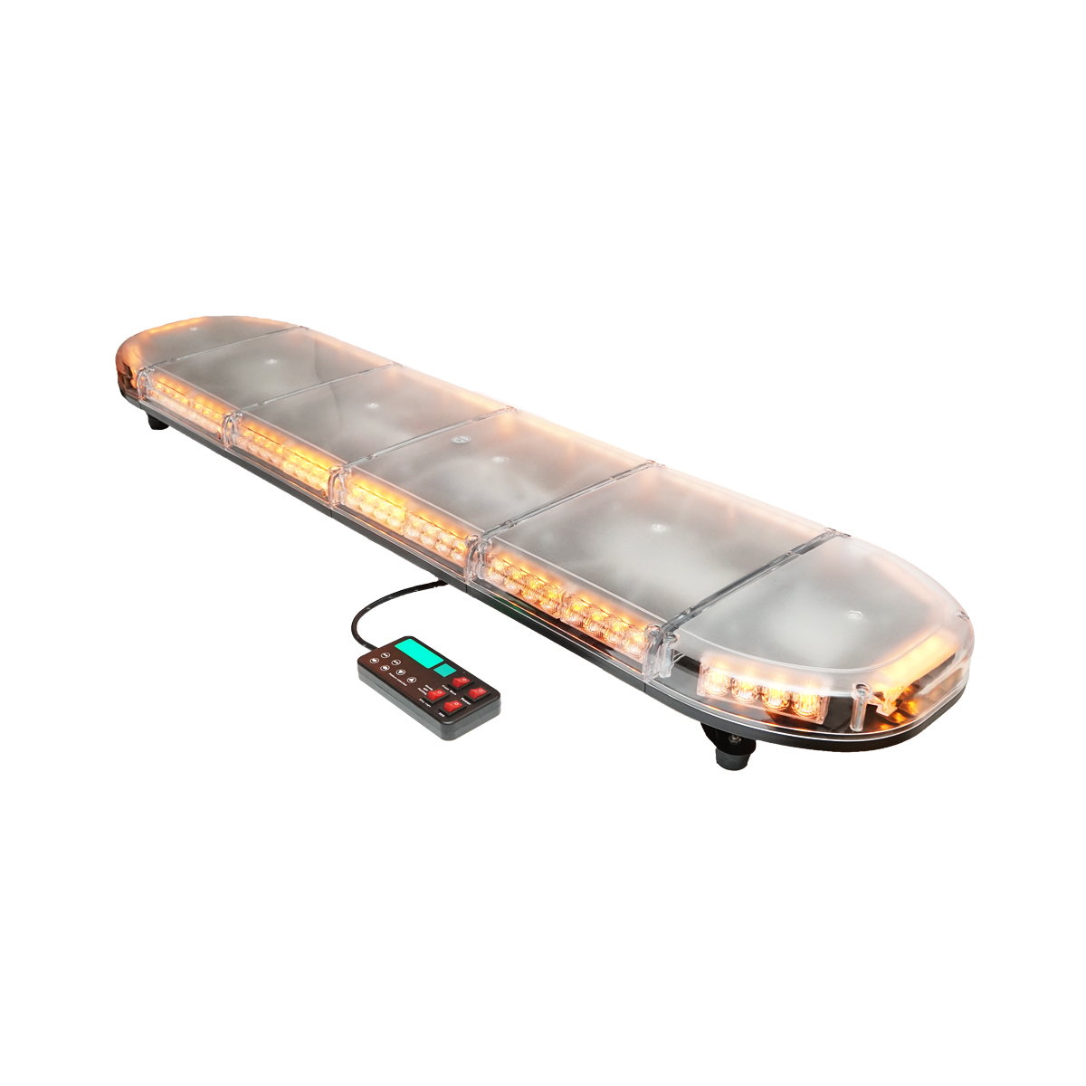 Rampa luminoasa girofar 12-24V cu lumina galbena 1290x275x125mm Breckner Germany