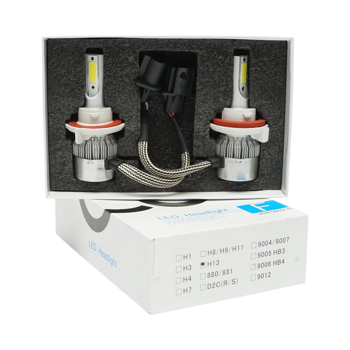 Set 2 becuri LED H13 36W 12V/24V 8V-48V Breckner Germany