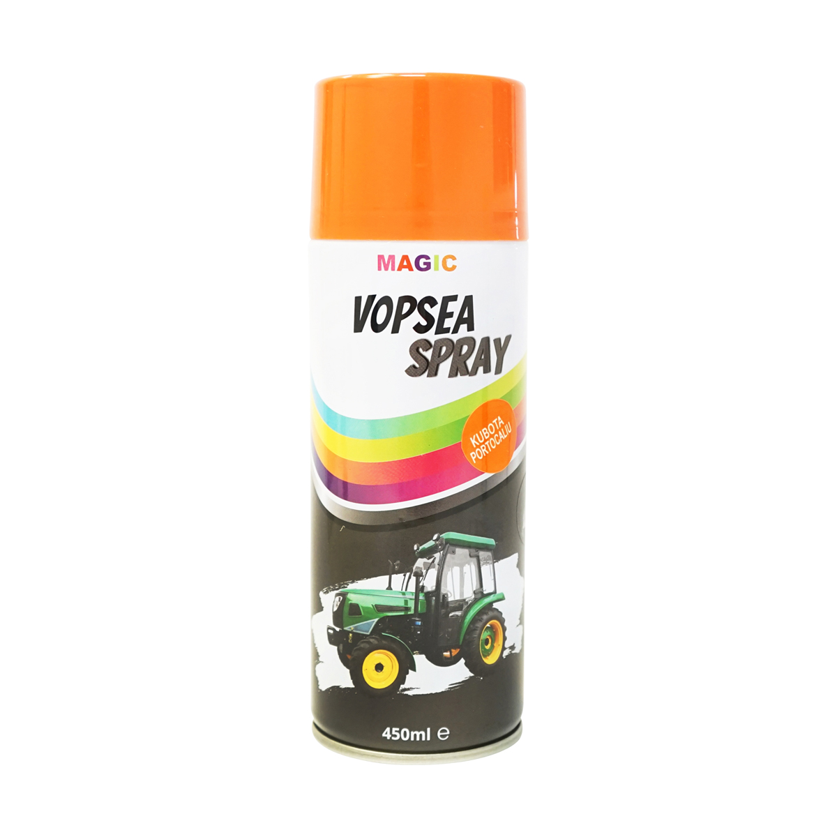 Spray vopsea auto Kubota portocaliu 2111 orange teracota 450ml MAGIC