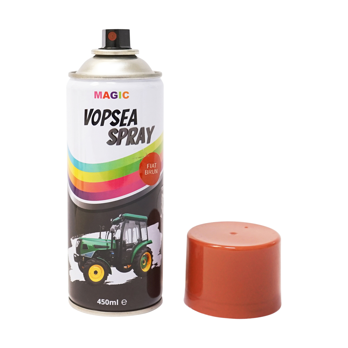 Spray vopsea auto Fiat brun 3120 rosu oxid 450ml MAGIC – imagine 2