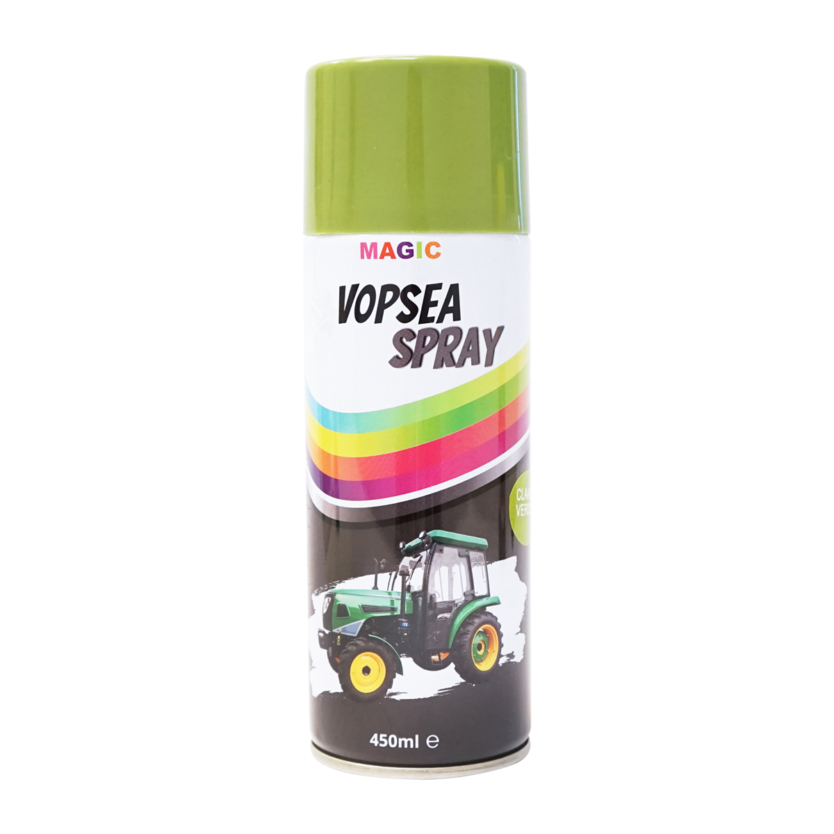 Spray vopsea auto verde tip Claas profesionala cu uscare rapida 450ml MAGIC