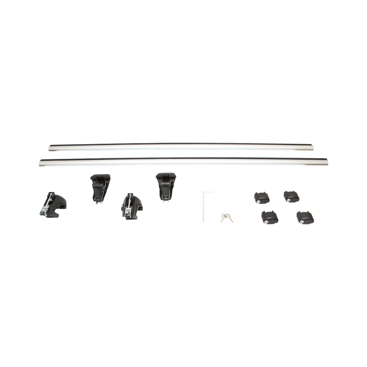 Set 2 bare transversale pentru portbagaj din aluminiu cu antifurt 1500mm Breckner Germany – imagine 3