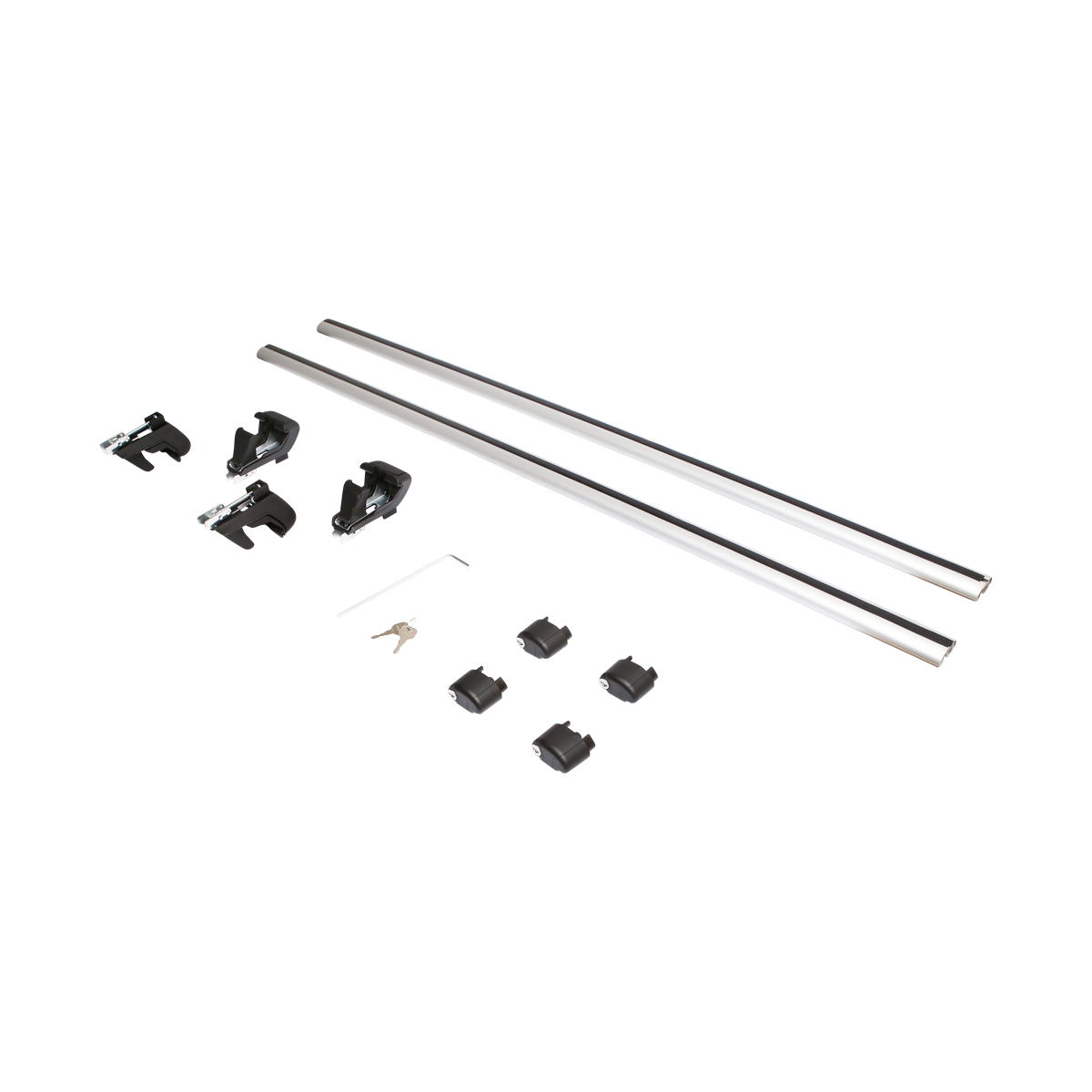 Set 2 bare transversale pentru portbagaj din aluminiu cu antifurt 1500mm Breckner Germany – imagine 4